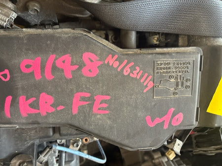 [USED ENGINE] TOYOTA PASSO M700A 2016 1KR-FE FF AT 2WD #0003269155090