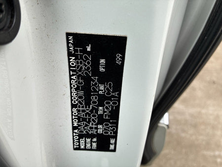 [CHOOSE PARTS] TOYOTA ESTIMA HYBRID AHR20W 2014 2AZ-FXE FF AT 4WD #0002002692903