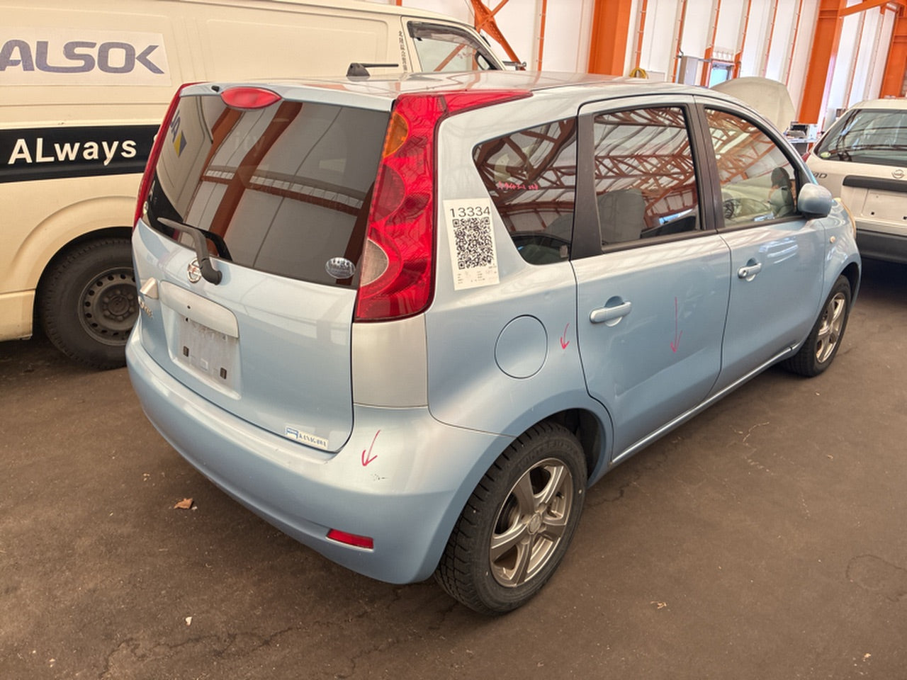 [CHOOSE PARTS] NISSAN NOTE E11 2008 HR15DE FF AT 2WD #0001000013334