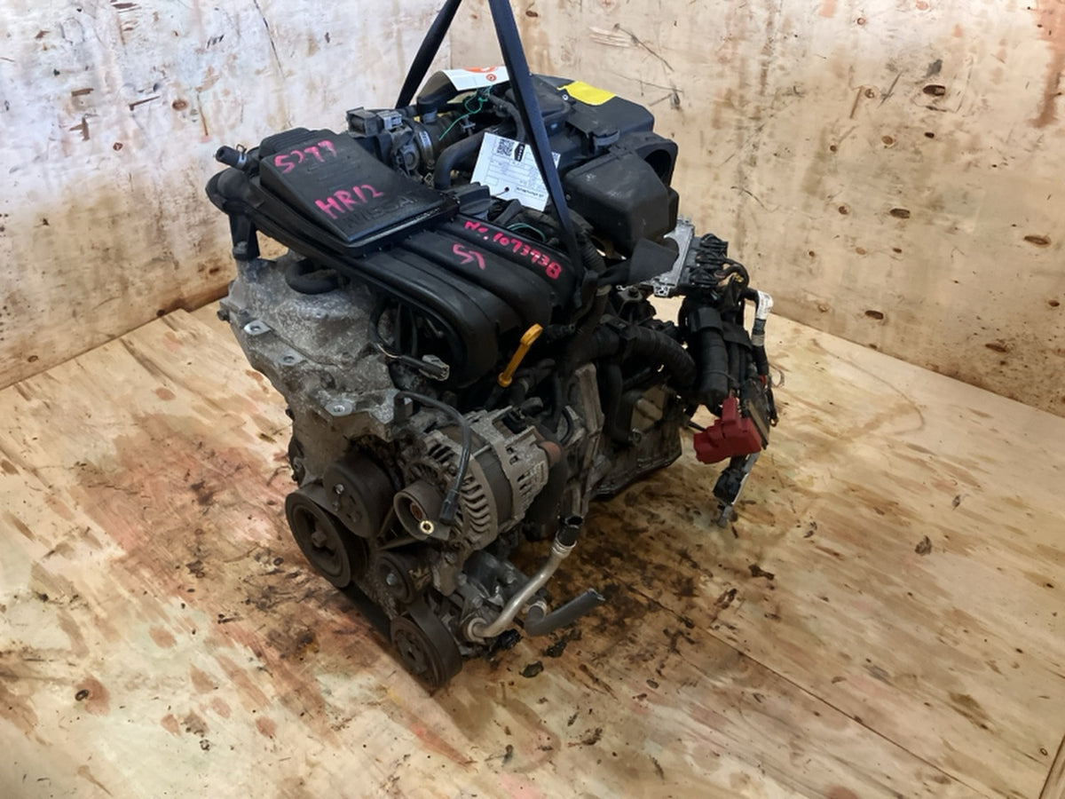 [USED ENGINE] NISSAN NOTE E12 2015 HR12DE FF AT 2WD #0003266112651