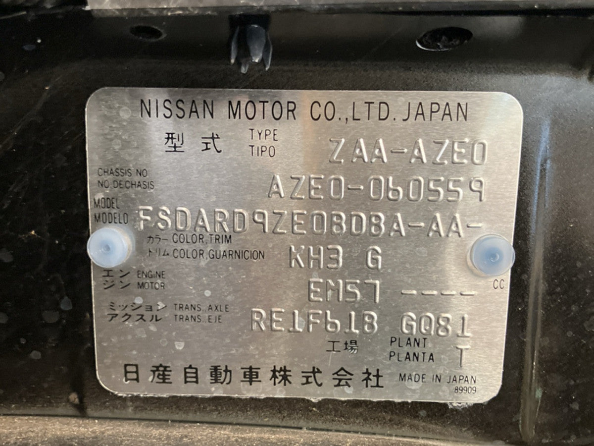 [CHOOSE PARTS] NISSAN LEAF AZE0 2013 EM57 FF AT 2WD #0001000015962