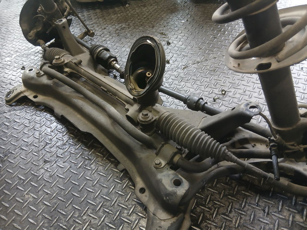 [F AXLE ASSY] TOYOTA VITZ KSP90 2009 1KR-FE FF AT 2WD #0403265009375