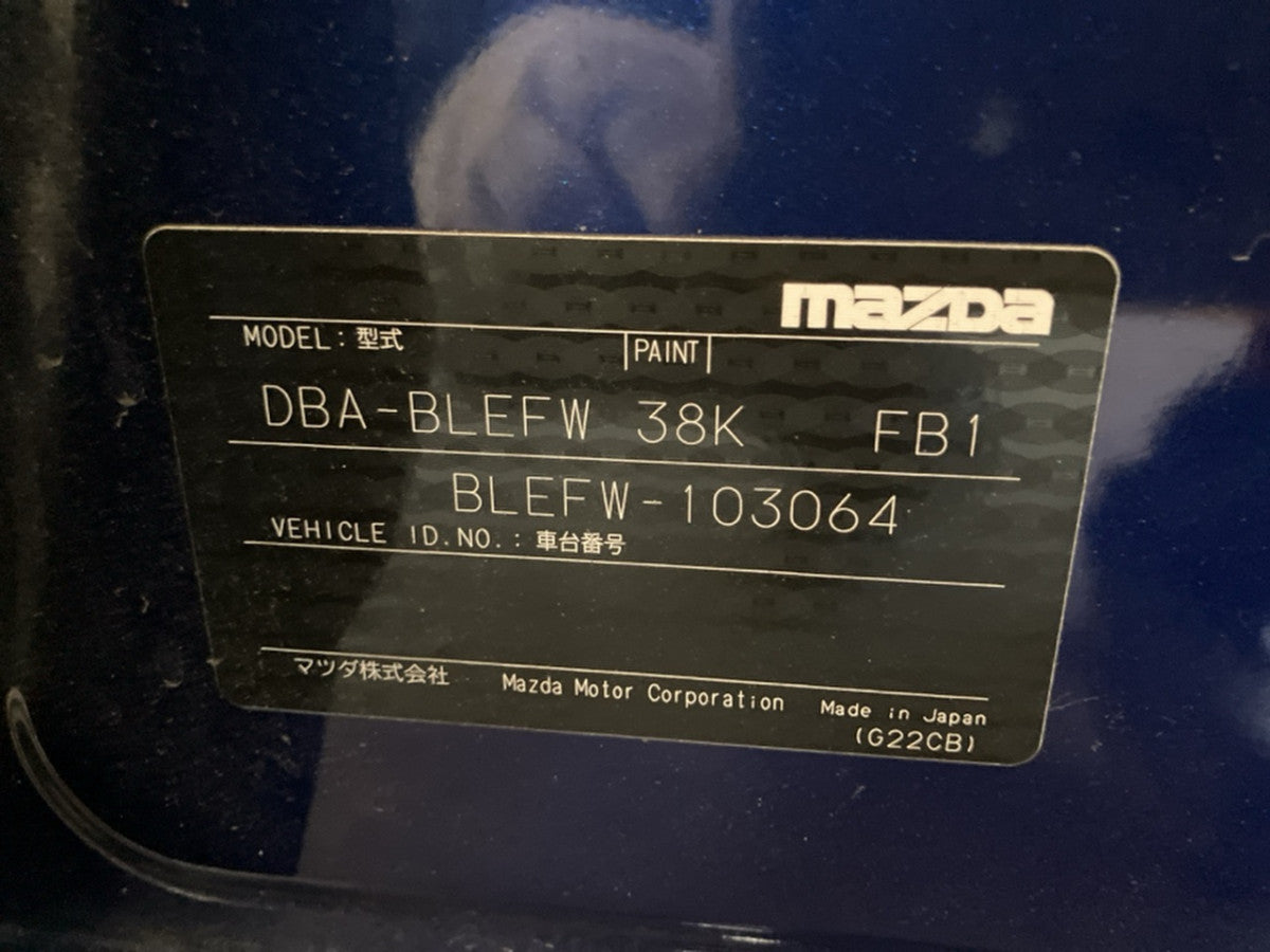 [CHOOSE PARTS] MAZDA AXELA SPORT BLEFW 2009 LF-VDS FF AT 2WD #0001000013328
