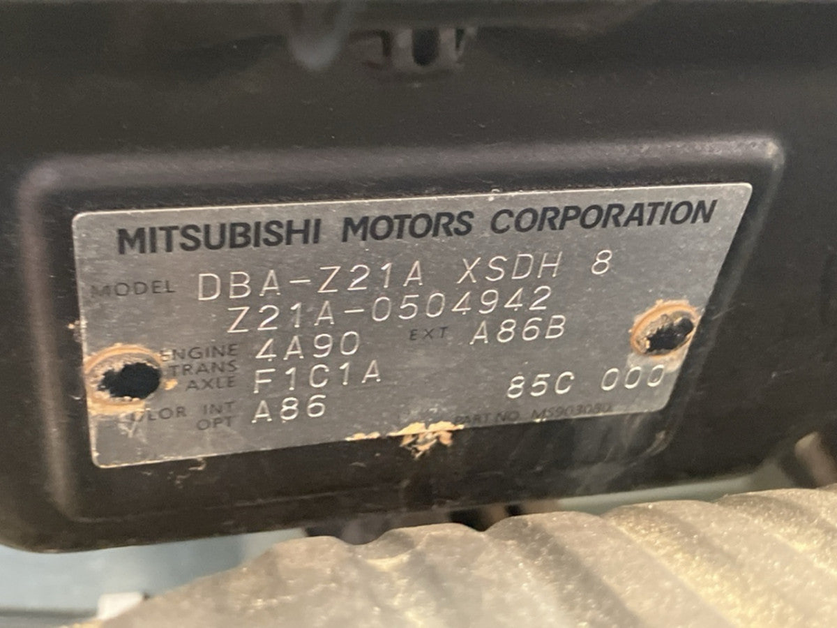 [CHOOSE PARTS] MITSUBISHI COLT Z21A 2008 4A90 FF AT 2WD #0001000014863