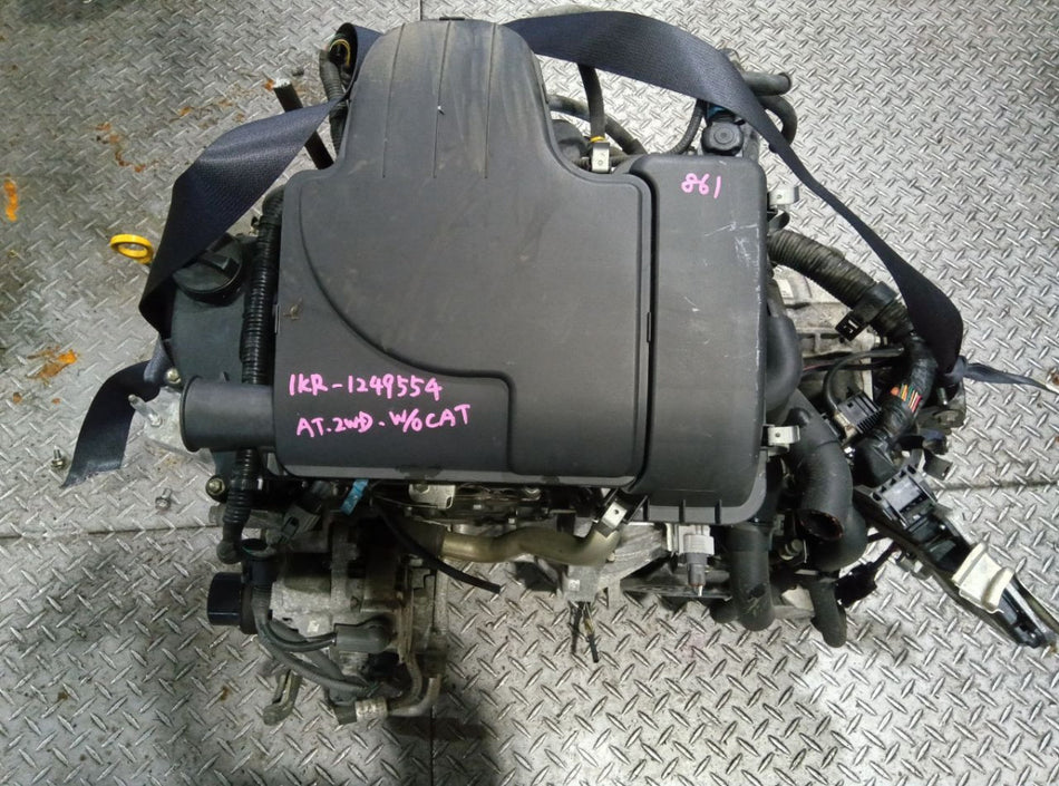 [USED ENGINE] TOYOTA VITZ KSP130 2011 1KR-FE FF AT 2WD #0403269016222