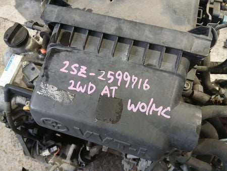 [USED ENGINE] TOYOTA VITZ SCP90 2010 2SZ-FE FF AT 2WD #0403267013834