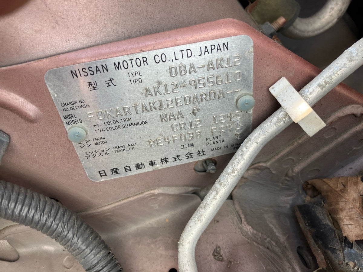 [CHOOSE PARTS] NISSAN MARCH AK12 2010 CR12DE FF AT 2WD #0002002672211
