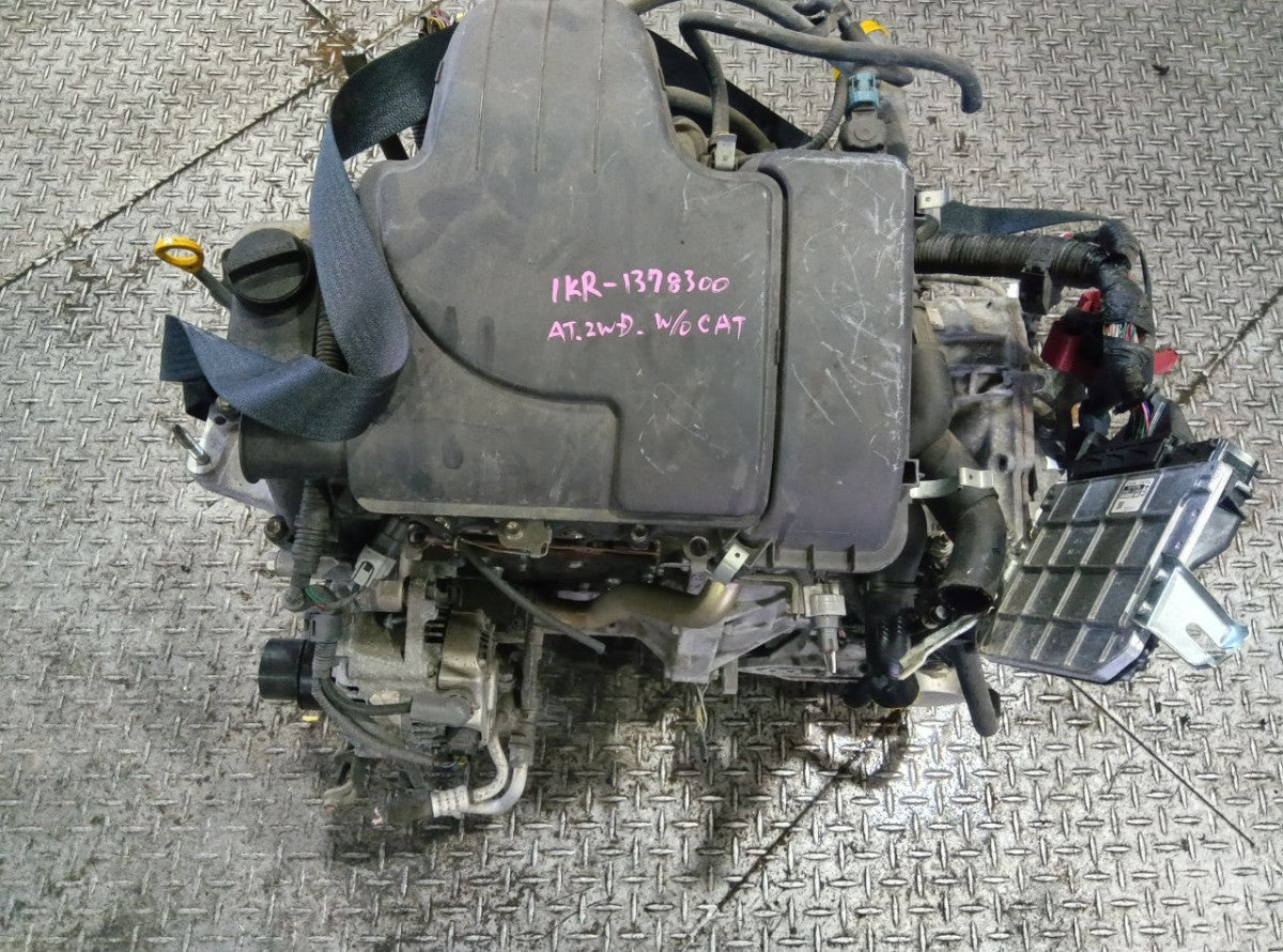[USED ENGINE] TOYOTA VITZ KSP130 2013 1KR-FE FF AT 2WD #0403265010447