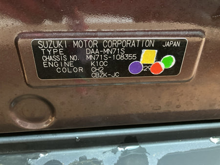 [F DOOR ASSY RH] SUZUKI Xbee MN71S 2018 K10C FF AT 2WD #0003263062647