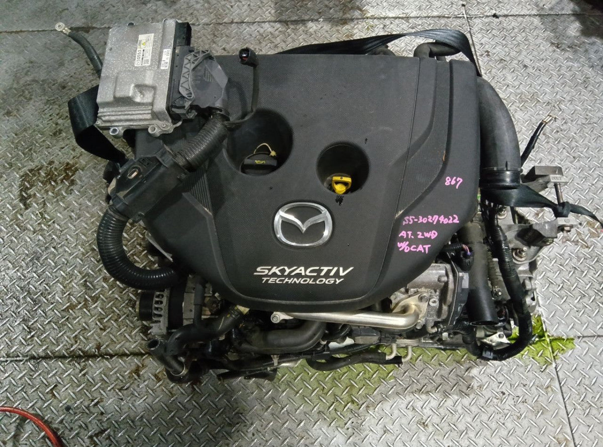[USED ENGINE] MAZDA DEMIO DJ5FS 2015 S5-DPTS FF AT 2WD #0403269016770