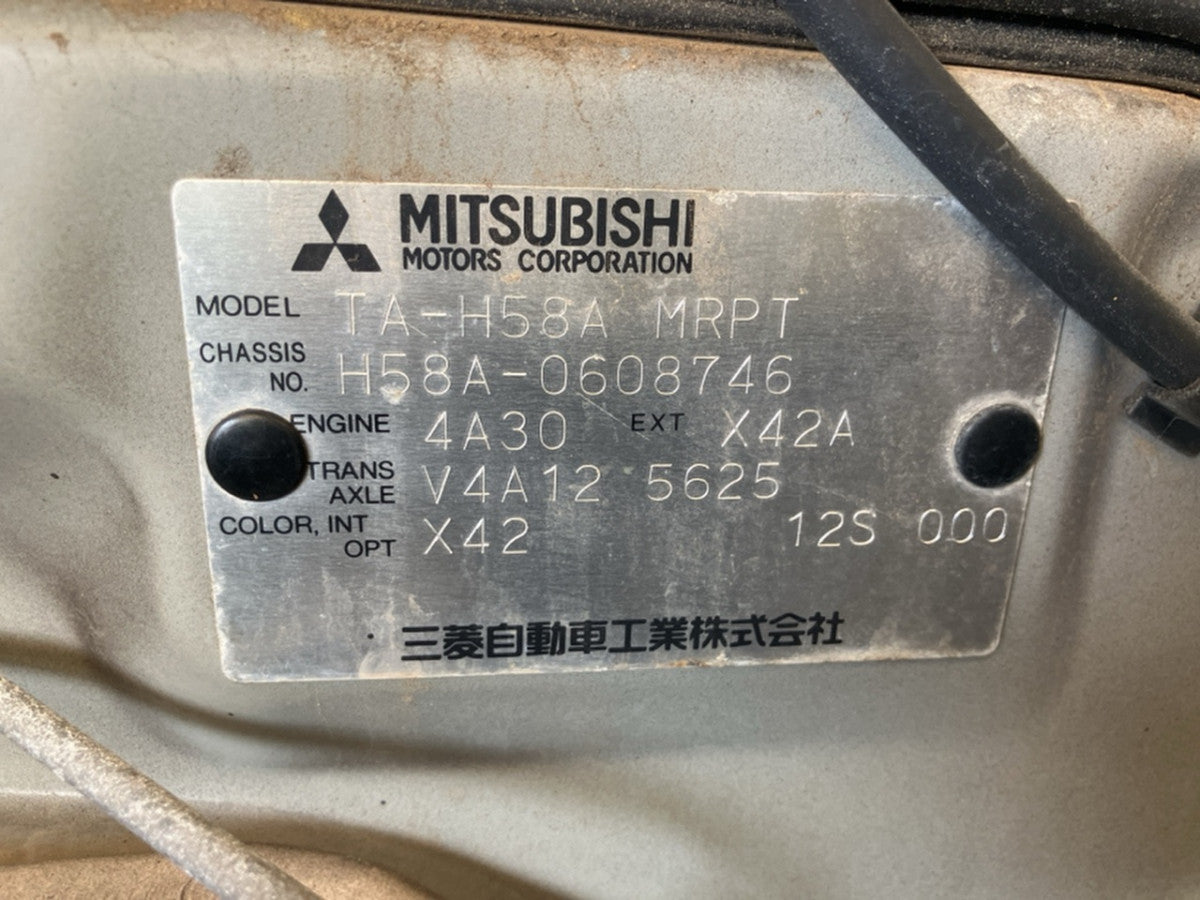 [CHOOSE PARTS] MITSUBISHI PAJERO MINI H58A 2005 4A30 FR AT 4WD #0001000013551