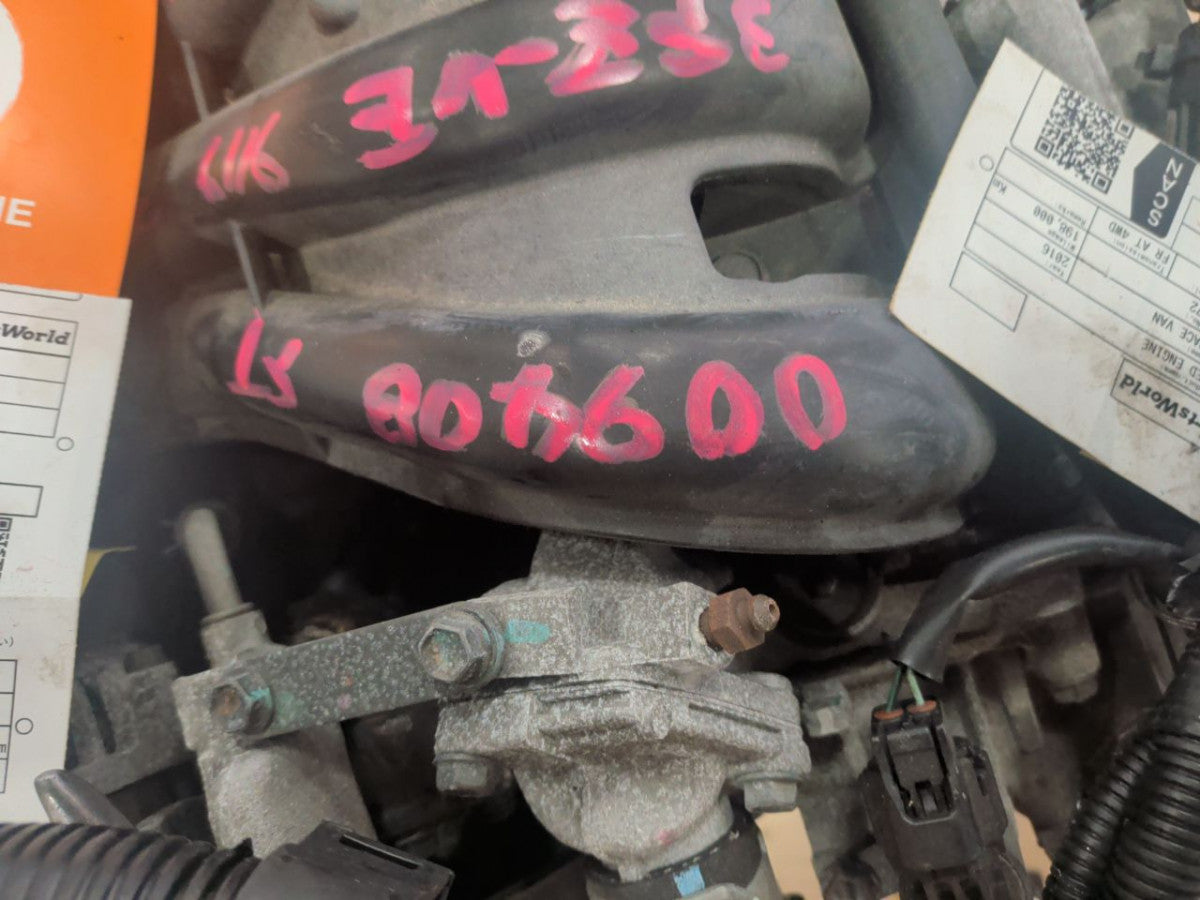 [USED ENGINE] TOYOTA TOWNACE VAN S412M 2016 3SZ-VE FR AT 4WD #0003269150000