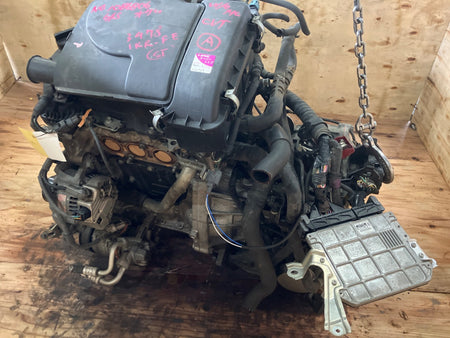 [USED ENGINE] TOYOTA VITZ KSP90 2010 1KR-FE FF AT 2WD #0003266102169