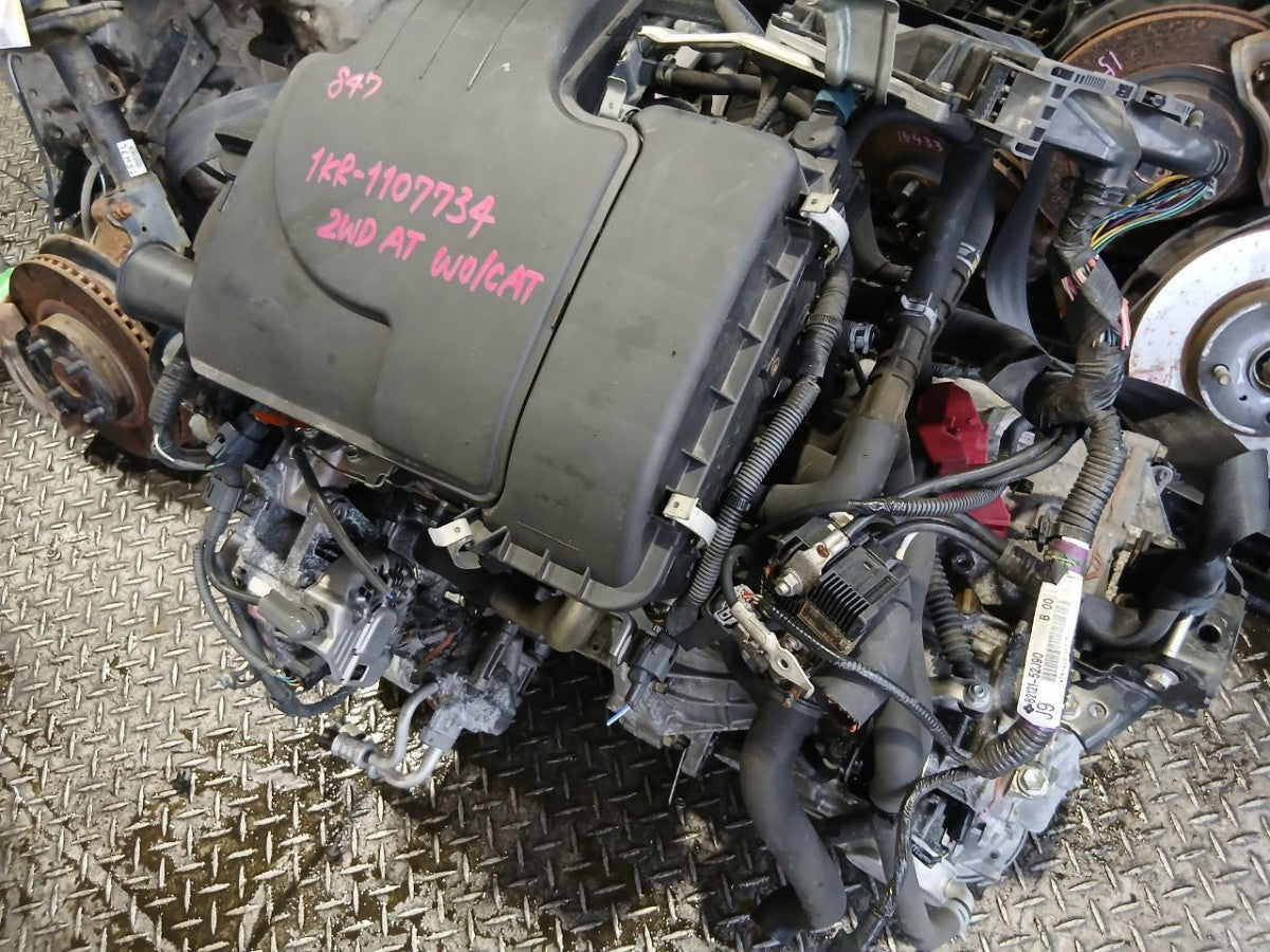 [USED ENGINE] TOYOTA VITZ KSP90 2010 1KR-FE FF AT 2WD #0403269016402