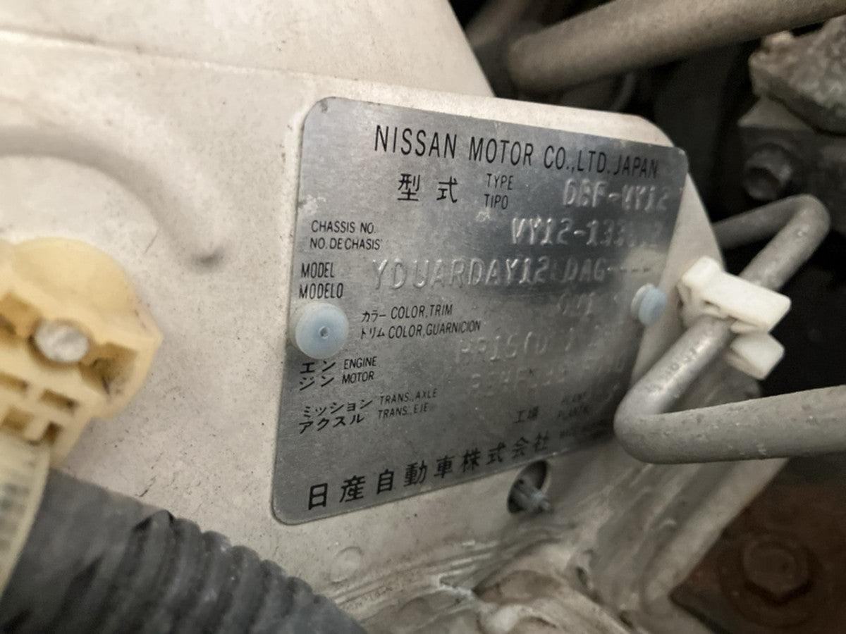 [CHOOSE PARTS] NISSAN AD VY12 2012 HR15DE FF AT 2WD #0002002661618