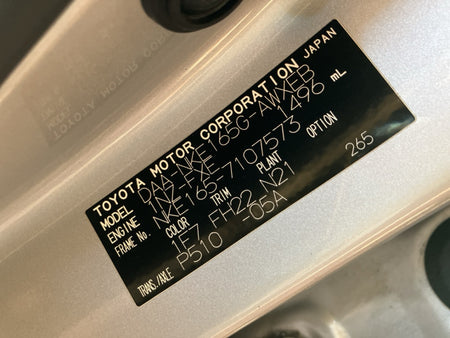 [CHOOSE PARTS] TOYOTA COROLLA FIELDER NKE165G 2015 1NZ-FXE FF AT 2WD #0002002682652