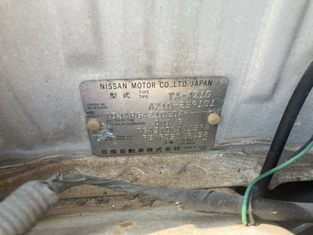 [USED ENGINE] NISSAN CUBE AZ10 2001 CGA3DE FF AT 2WD #0003267125728