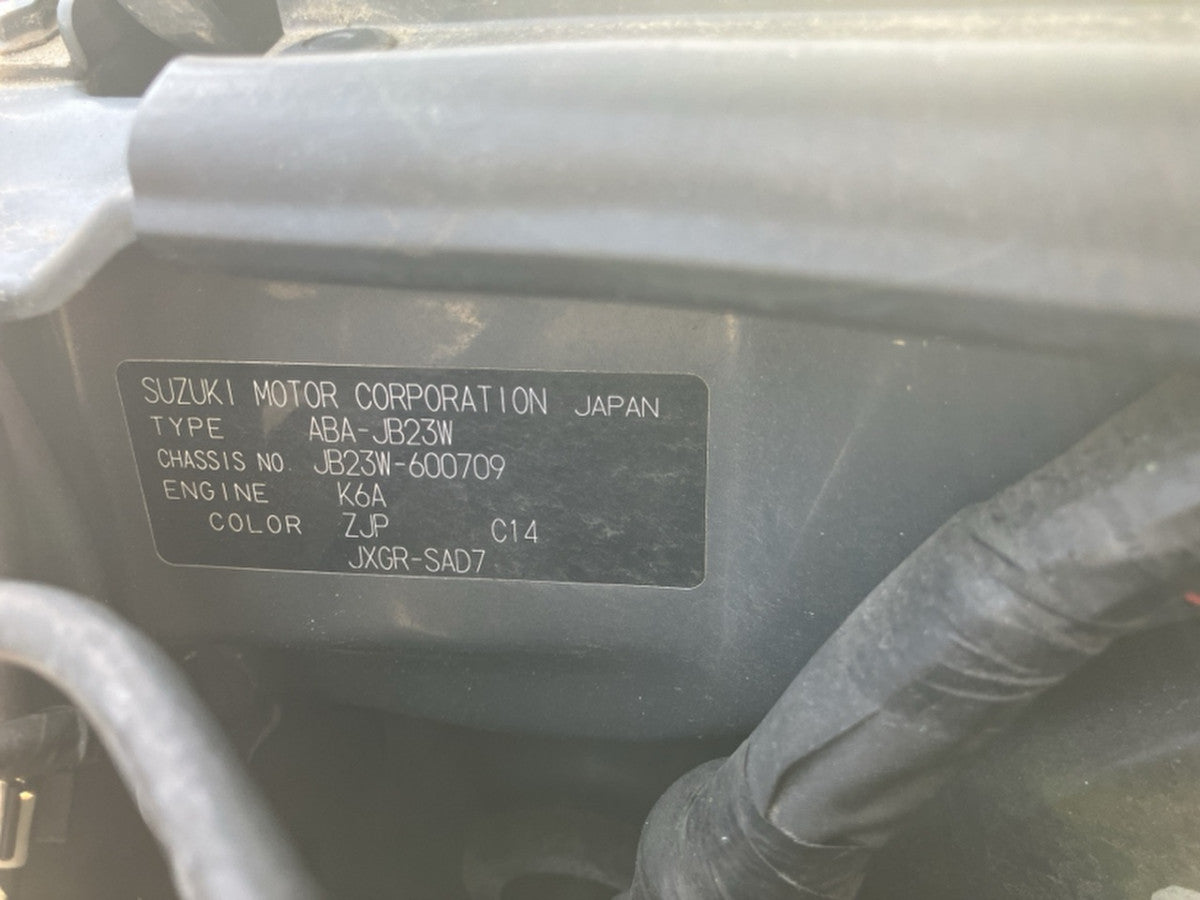 [CHOOSE PARTS] SUZUKI JIMNY JB23W  K6A FR AT 4WD #0001000015495