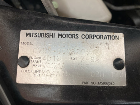 [USED ENGINE] MITSUBISHI DELICA_D:5 CV5W 2007 4B12 FF AT 4WD #0003266105646