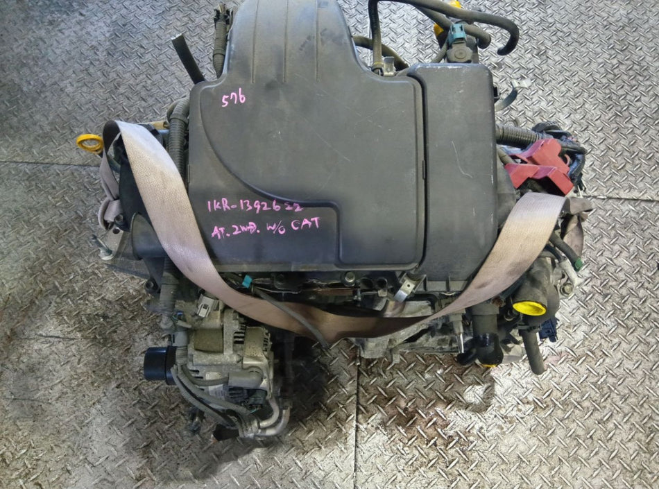[USED ENGINE] TOYOTA VITZ KSP130 2013 1KR-FE FF AT 2WD #0403265010398