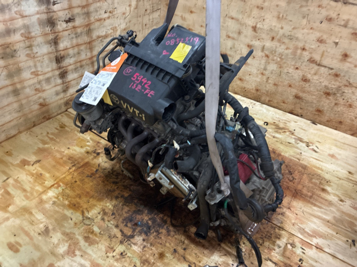 [USED ENGINE] TOYOTA VITZ SCP10 2001 1SZ-FE FF AT 2WD #0003267125807