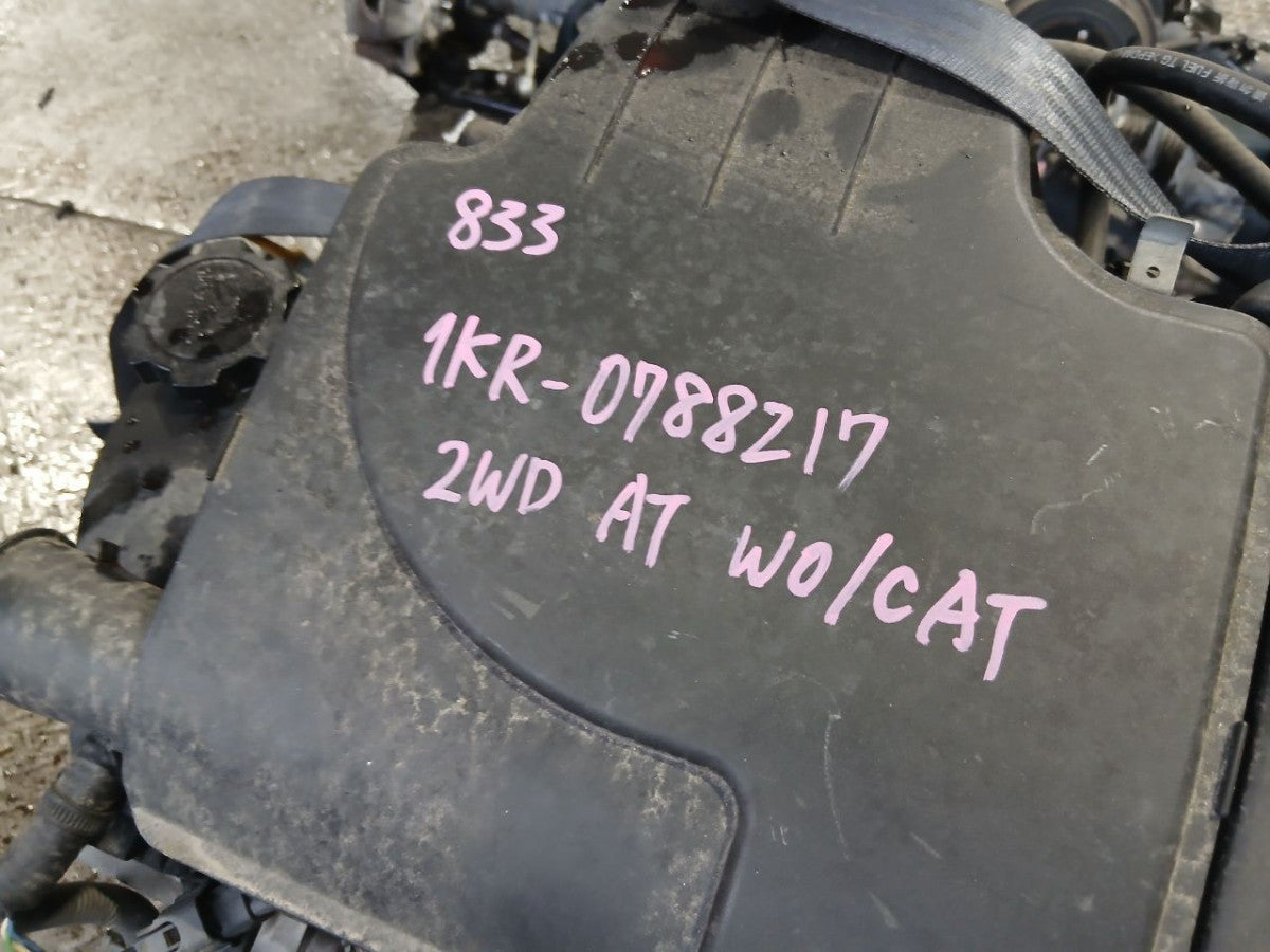 [USED ENGINE] TOYOTA VITZ KSP90 2009 1KR-FE FF AT 2WD #0403269015905