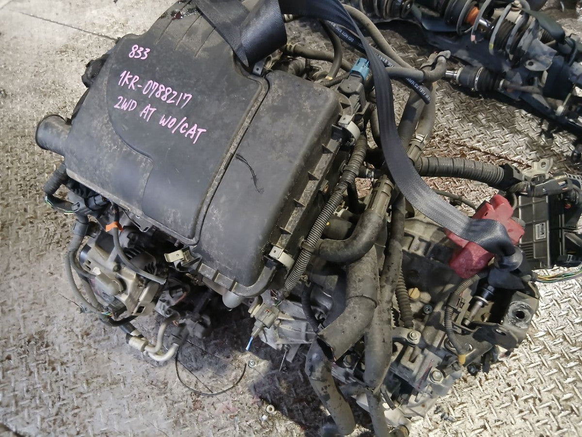 [USED ENGINE] TOYOTA VITZ KSP90 2009 1KR-FE FF AT 2WD #0403269015905