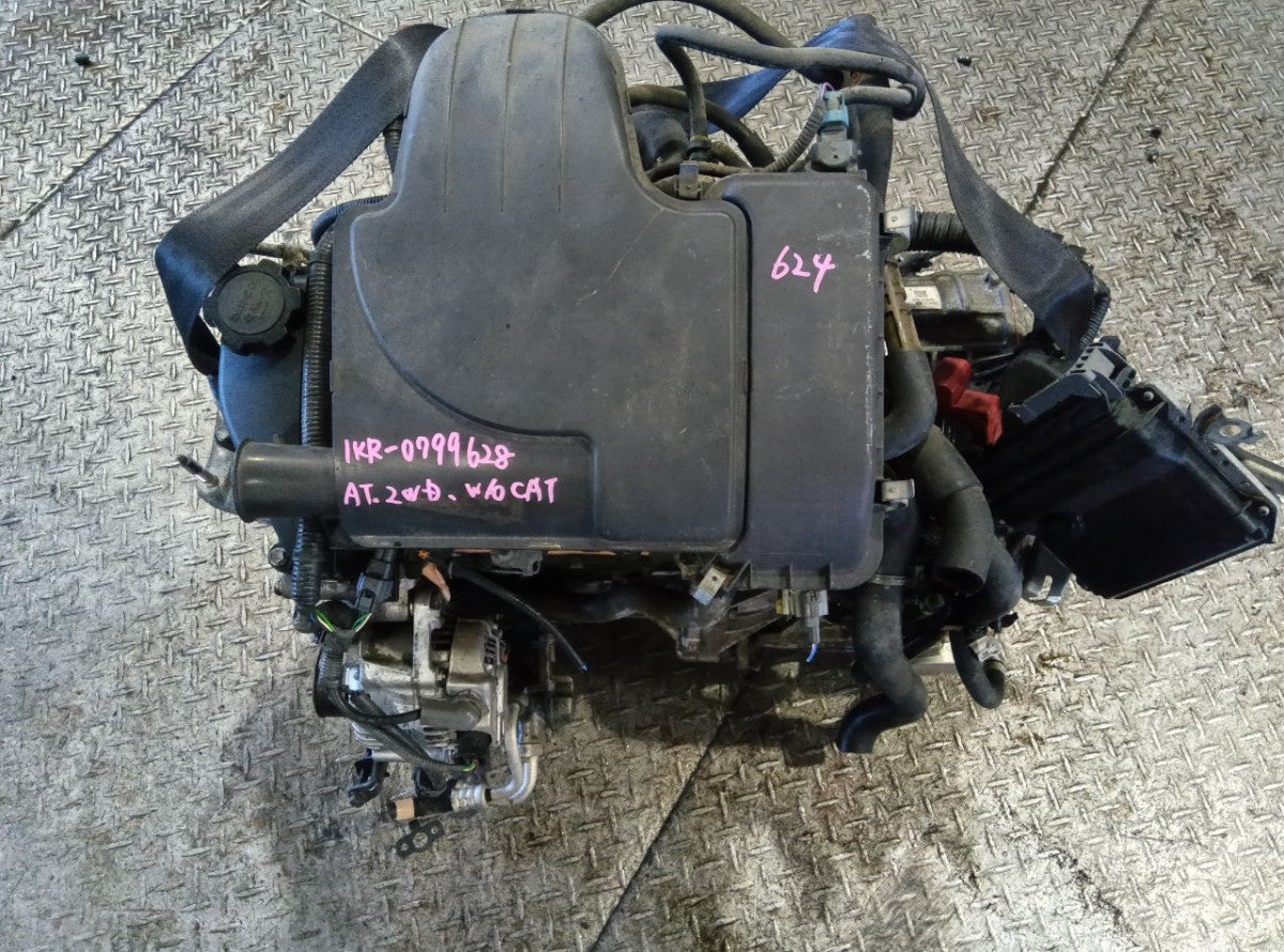 [USED ENGINE] TOYOTA VITZ KSP90 2009 1KR-FE FF AT 2WD #0403268014446