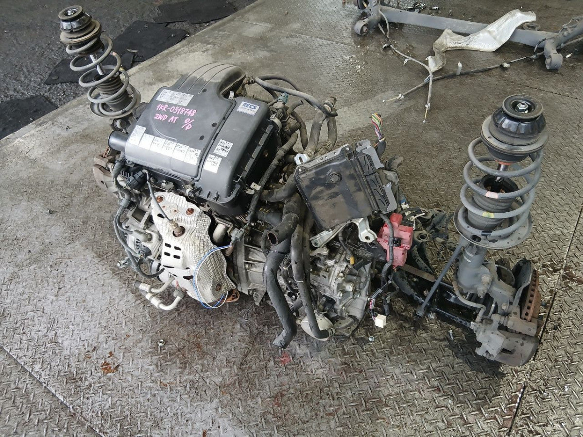 [USED ENGINE] TOYOTA VITZ KSP90 2006 1KR-FE FF AT 2WD #0403264008415