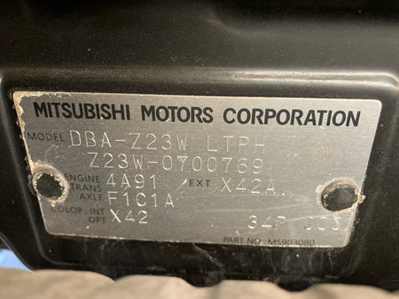 [CHOOSE PARTS] MITSUBISHI COLT PLUS Z23W 2011 4A91 FF AT 2WD #0002002692834