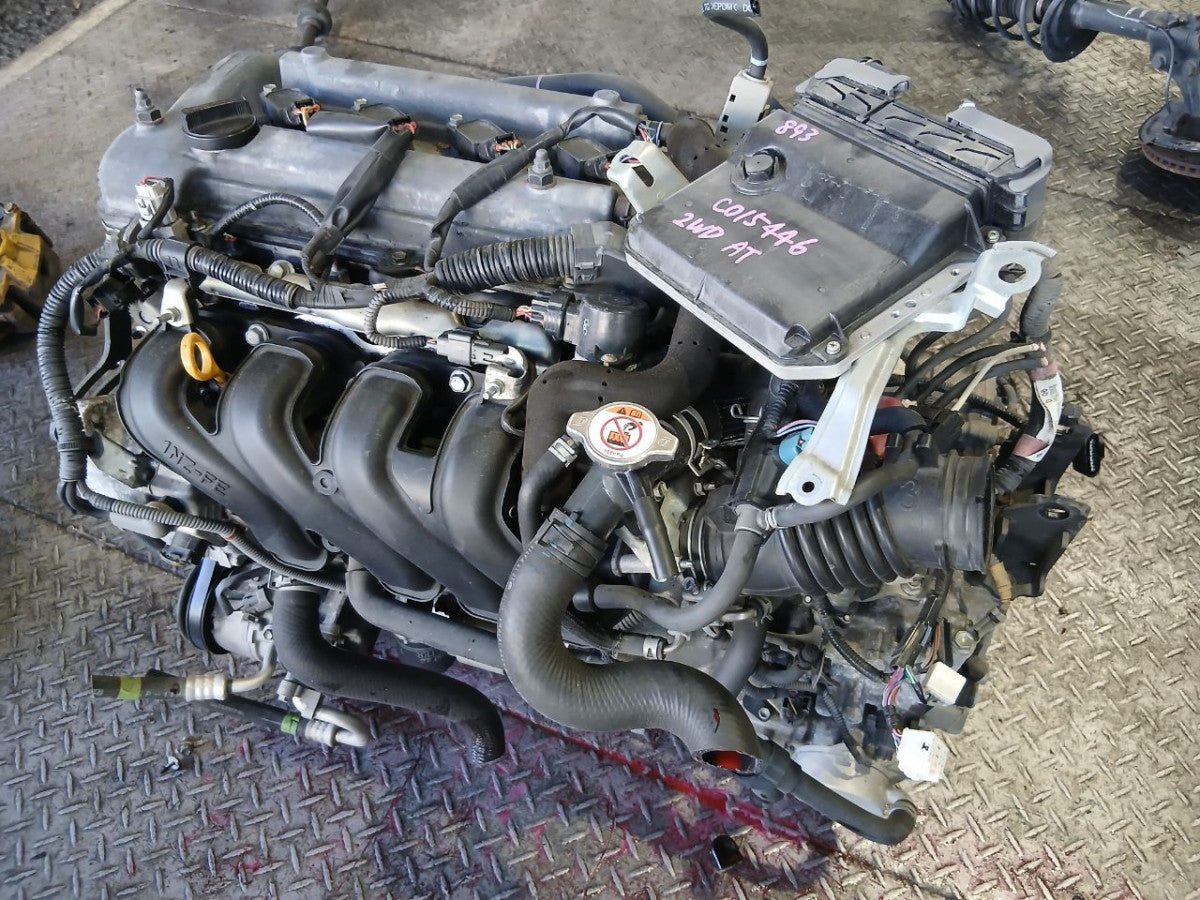 [USED ENGINE] TOYOTA VITZ NCP91 2006 1NZ-FE FF AT 2WD #0403269017258