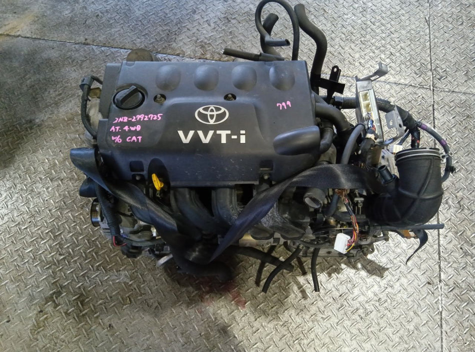 [USED ENGINE] TOYOTA VITZ NCP15 2003 2NZ-FE FF AT 4WD #0403268014565