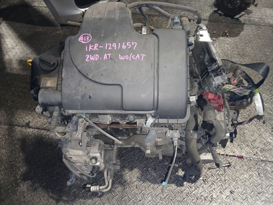 [USED ENGINE] TOYOTA BELTA KSP92 2012 1KR-FE FF AT 2WD #0403263007275