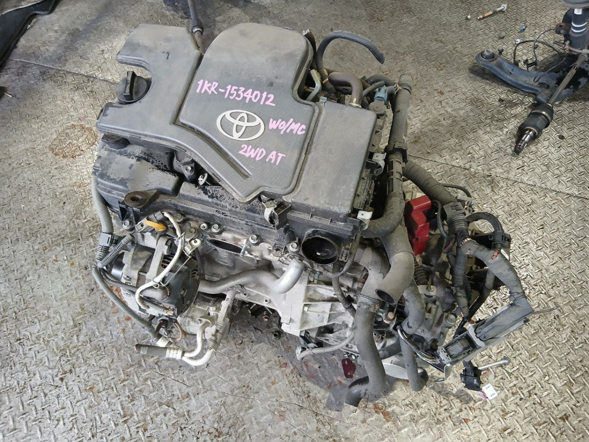 [USED ENGINE] TOYOTA VITZ KSP130 2015 1KR-FE FF AT 2WD #0403267014004