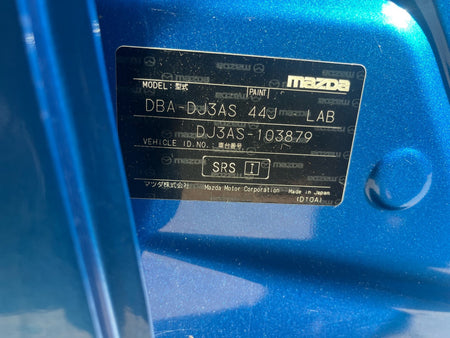 [CHOOSE PARTS] MAZDA DEMIO DJ3AS 2015 P3-VPS FF AT 4WD #0451000000498