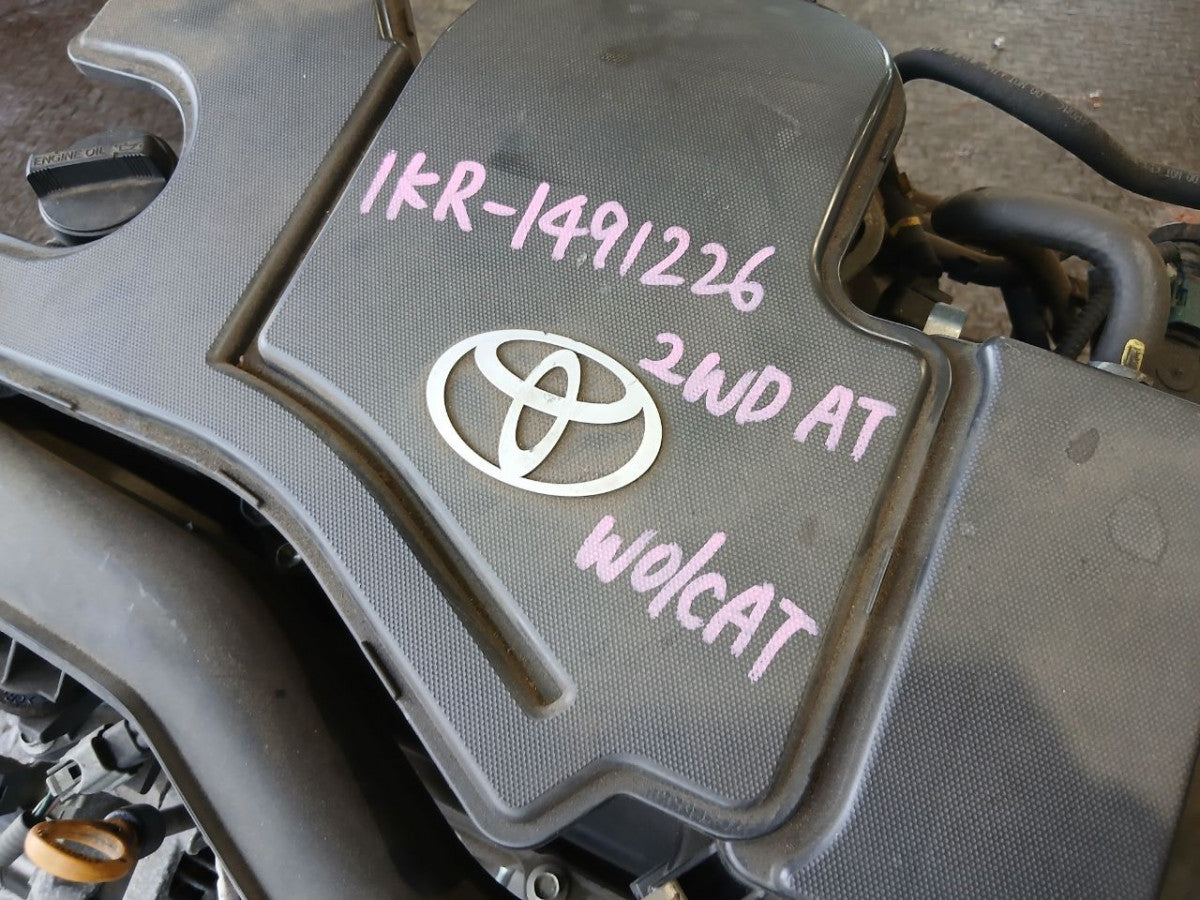 [USED ENGINE] TOYOTA VITZ KSP130 2014 1KR-FE FF AT 2WD #0403267013406