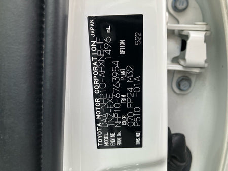 [CHOOSE PARTS] TOYOTA AQUA NHP10 2018 1NZ-FXE FF AT 2WD #00020026A3290