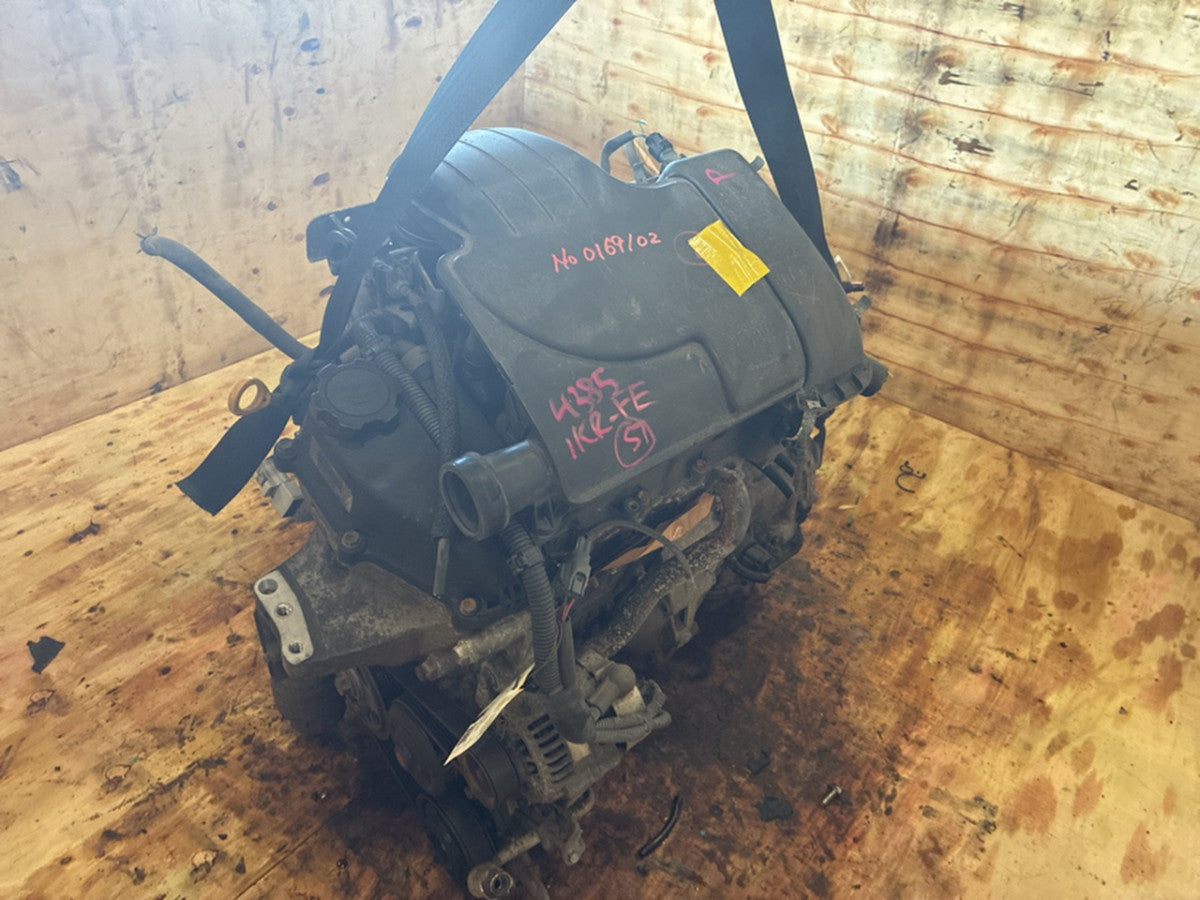 [USED ENGINE] TOYOTA PASSO KGC10 2005 1KR-FE FF AT 2WD #0003268131990