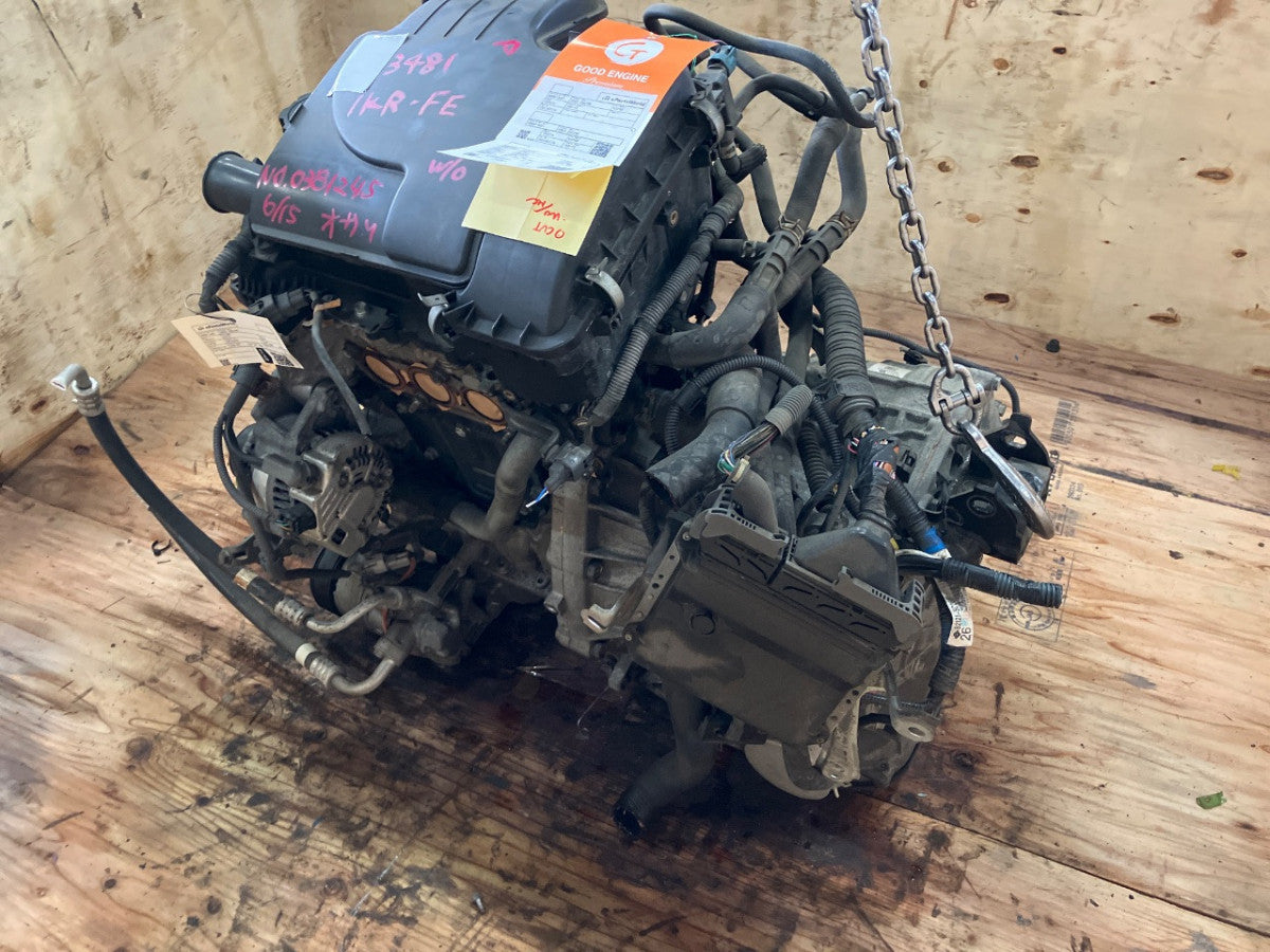 [USED ENGINE] TOYOTA VITZ KSP90 2007 1KR-FE FF AT 2WD #0003266102174