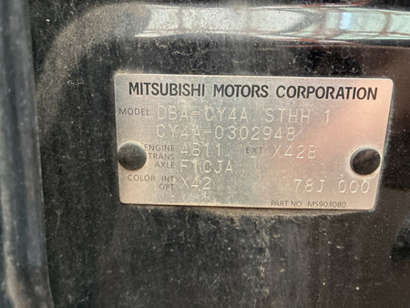 [CHOOSE PARTS] MITSUBISHI GALANT FORTIS CY4A 2009 4B11 FF AT 2WD #0001000016036
