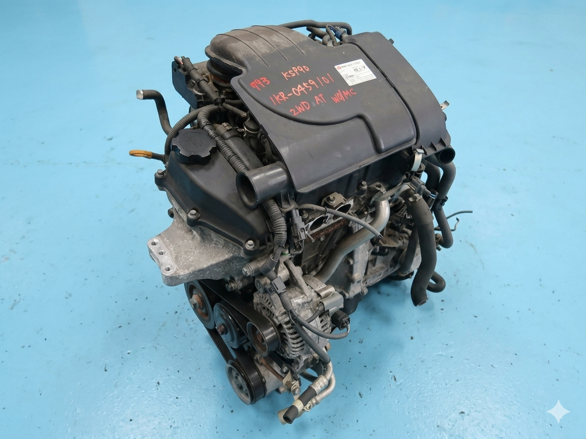 [USED ENGINE] TOYOTA VITZ KSP90 2007 1KR-FE FF AT 2WD #0403268015139
