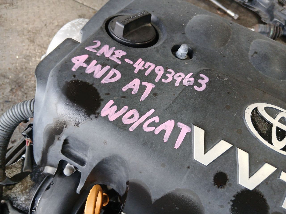 [USED ENGINE] TOYOTA VITZ NCP95  2NZ-FE FF AT 4WD #0403267012265
