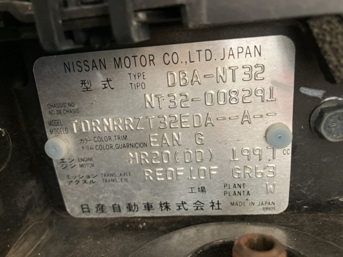 [CHOOSE PARTS] NISSAN X-TRAIL NT32 2014 MR20DD FF AT 4WD #0001000013928