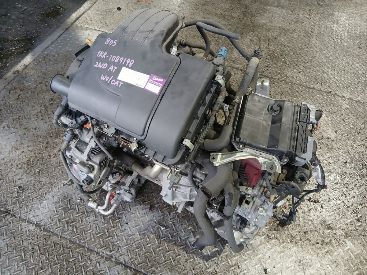 [USED ENGINE] TOYOTA VITZ KSP90 2010 1KR-FE FF AT 2WD #0403269016416