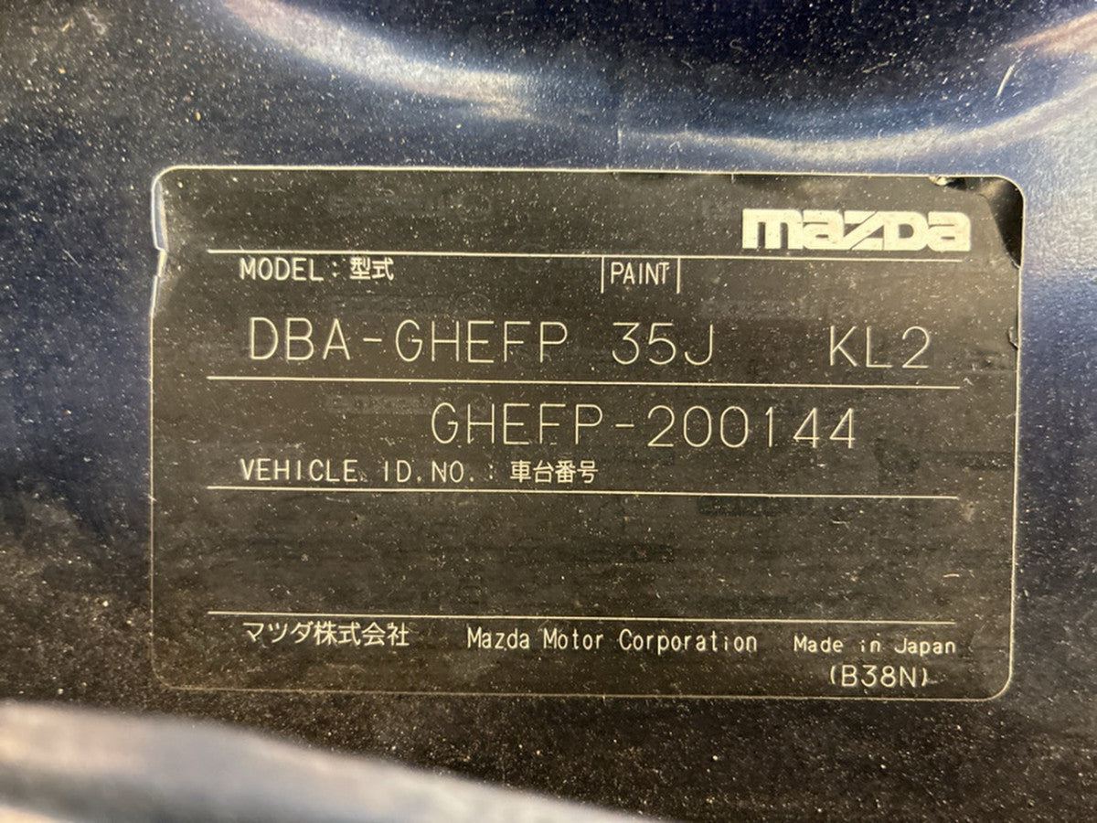 [USED ENGINE] MAZDA ATENZA SEDAN GHEFP 2010 LF-VD FF AT 2WD #0003265085487