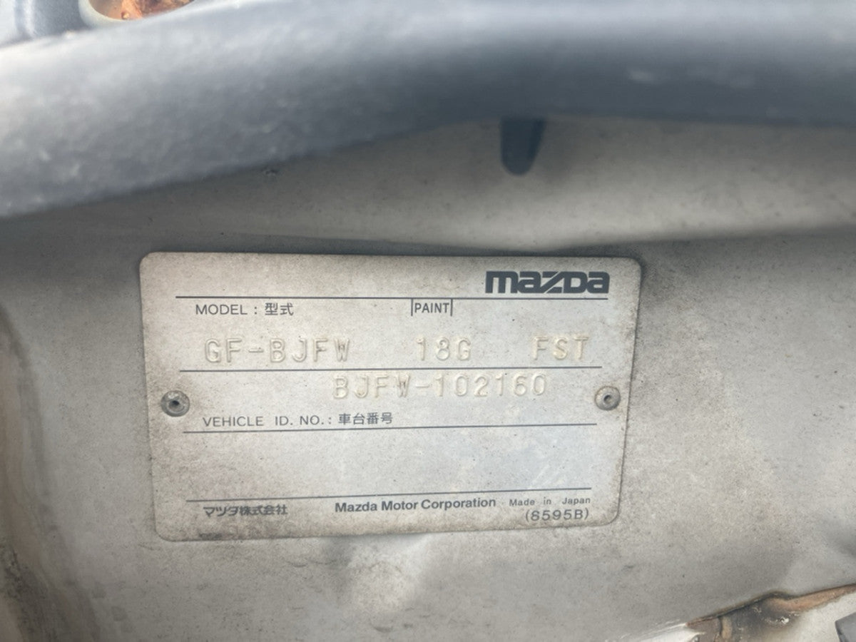 [USED ENGINE] MAZDA FAMILIA S-WAGON BJFW 1999 FS-ZE FF AT 2WD #0003267124165