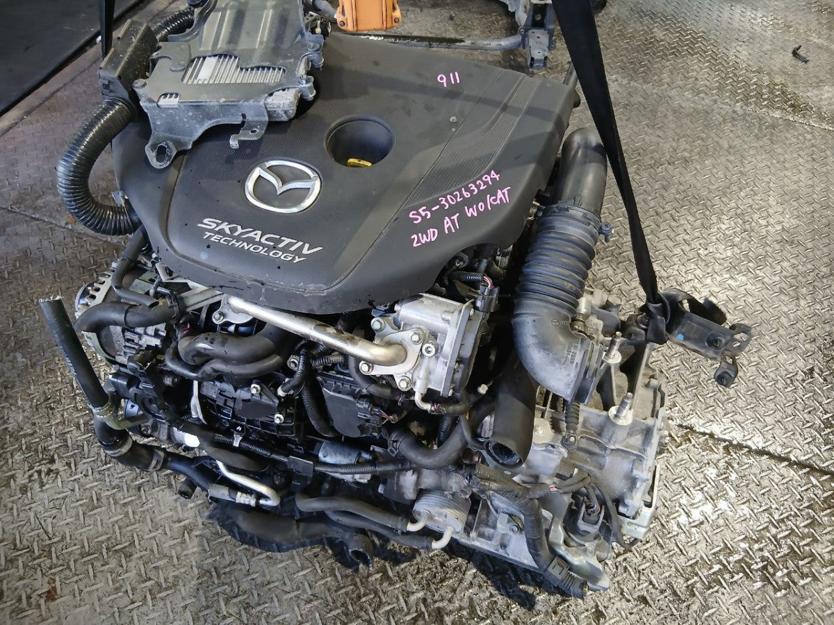 [USED ENGINE] MAZDA DEMIO DJ5FS 2015 S5-DPTS FF AT 2WD #040326A018126