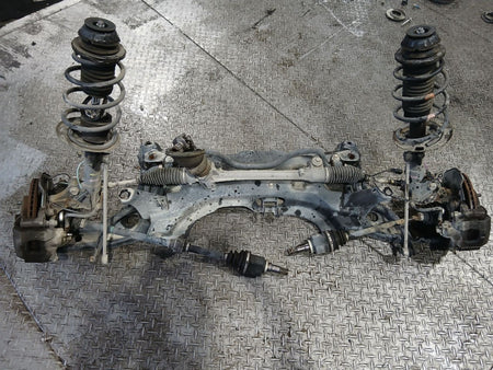 [F AXLE ASSY] TOYOTA VITZ KSP130 2012 1KR-FE FF AT 2WD #0403265010359