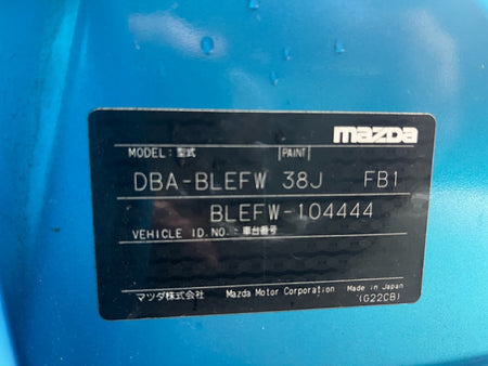 [CHOOSE PARTS] MAZDA AXELA SPORT BLEFW 2009 LF-VDS FF AT 2WD #0451000000444