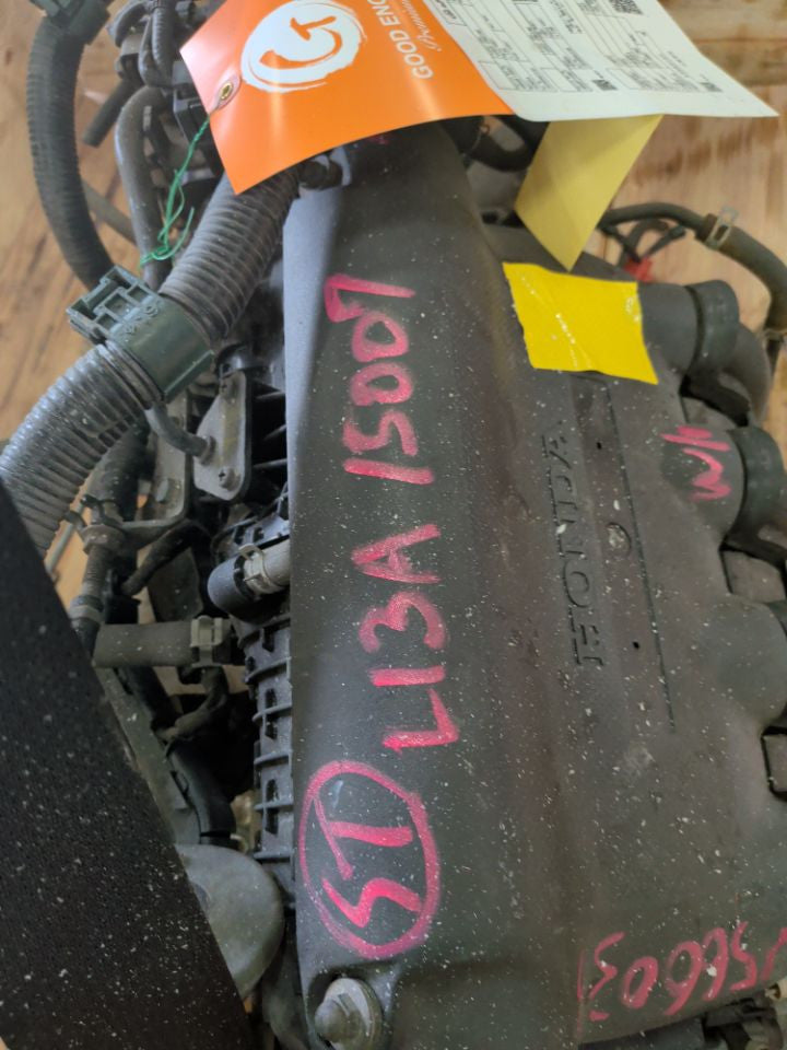 [USED ENGINE] HONDA FIT GD1 2003 L13A FF AT 2WD #0003265096338